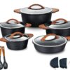 Dessini Cookware Set 17-Piece Anthracite Grey