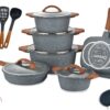 Dessini Cookware Set 19-Piece Gray