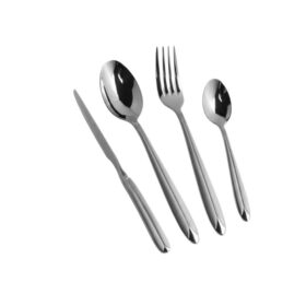 Dessini Stainless Steel Cutlery Set With Luxury Box 2525 Silver 148 Pcs