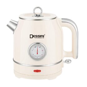 Dessini 2L Stainless Steel Electric Kettle with Thermometer 2000W